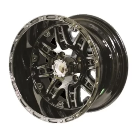 14 X 8-in Megastar Wheel (Black Chrome)