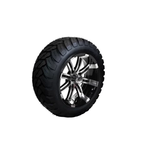 23-in. Paramount M/T Tire on 14-in. Spartan Wheel (Black, Machined)