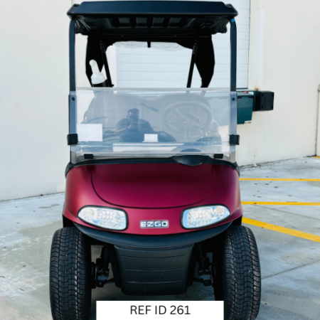 2022 E-Z-GO RXV ELITE - MATTE VEGAS RED