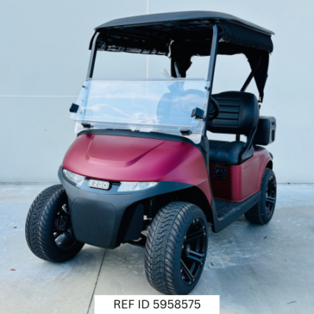 2026 E-Z-GO RXV2 ELITE – MATTE VEGAS RED
