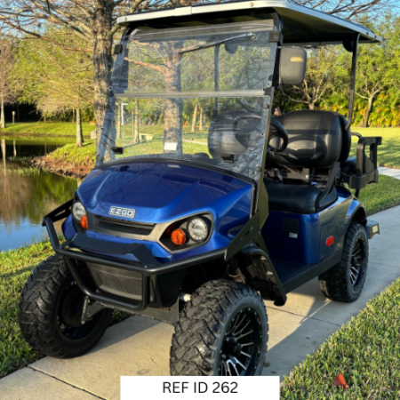 2022 E-Z-GO EXPRESS S4 GAS - BLUE