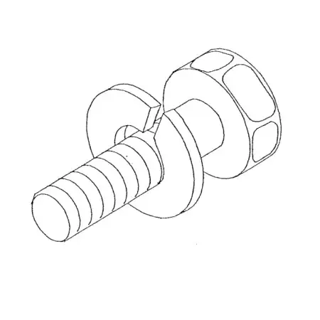 *BOLT / WASHER-M6X1X30MM-4CYC