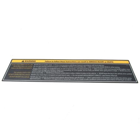 DECAL WARNING FREEDOM