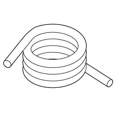 TORSION SPRING,4.5mm DIA